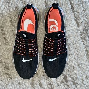 Nike phantom sneakers black and orange number 8